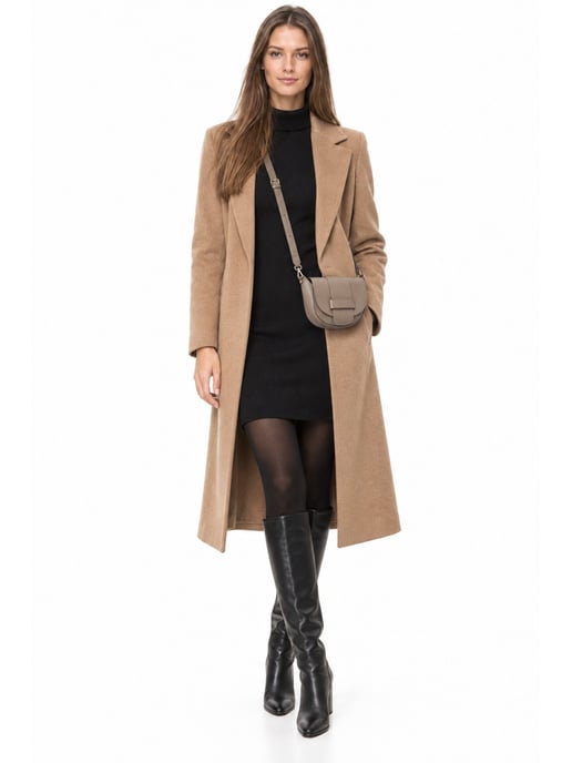 Anna Luchini Beige Bolso de cuero - Image 6