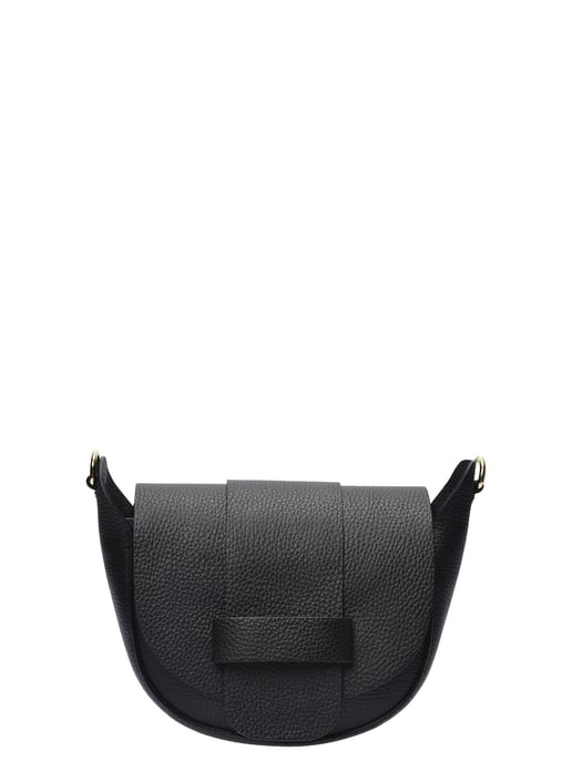 Anna Luchini Negro Bolso de cuero - Image 1