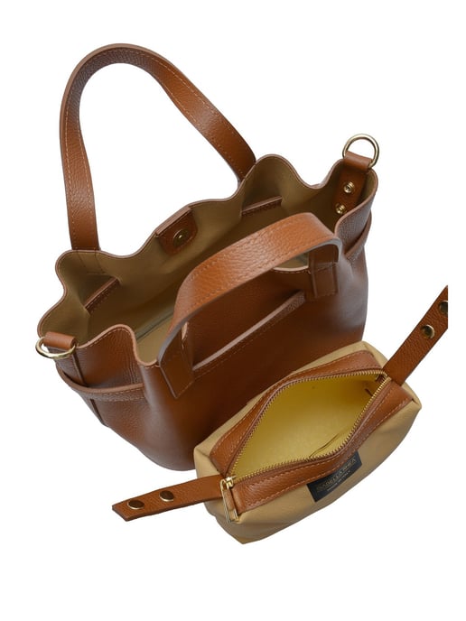 Isabella Rhea COGNAC Bolso de cuero - Image 4