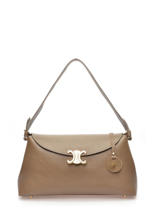 Anna Luchini Beige Bolso de cuero - Image 1