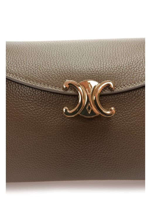 Anna Luchini Beige Bolso de cuero - Image 3