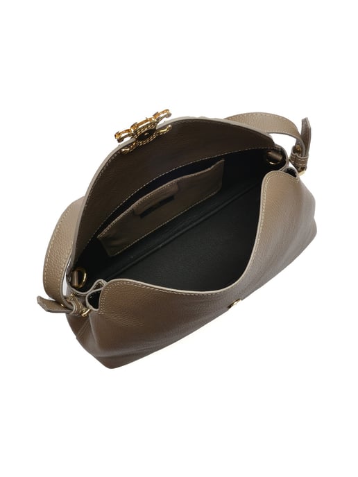Anna Luchini Beige Bolso de cuero - Image 4
