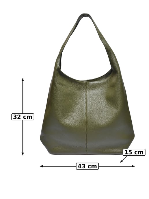 Anna Luchini Caqui Bolso de cuero - Image 5