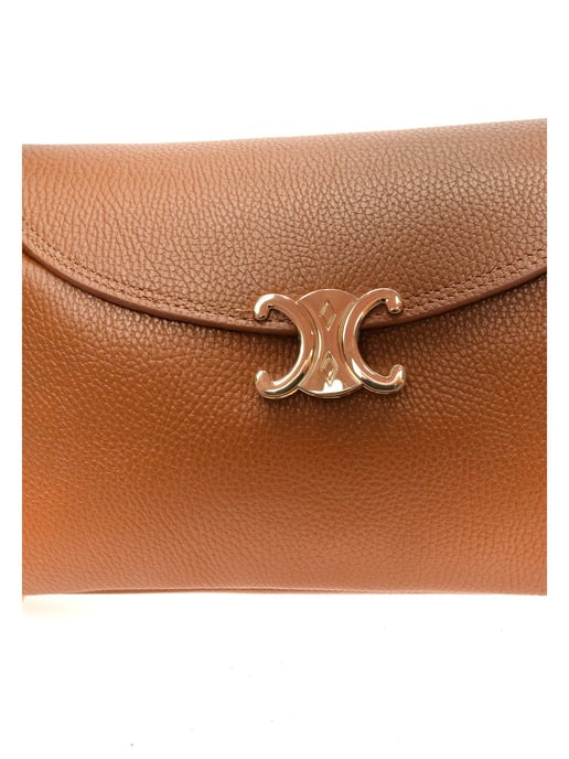 Anna Luchini Brown Bolso de cuero - Image 3