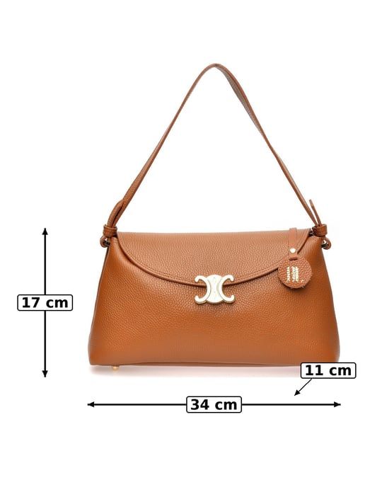 Anna Luchini Brown Bolso de cuero - Image 6