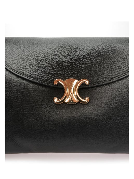 Anna Luchini Negro Bolso de cuero - Image 3