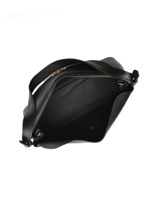 Anna Luchini Negro Bolso de cuero - Image 4