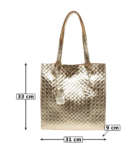 Anna Luchini Oro Bolso de cuero - Image 6