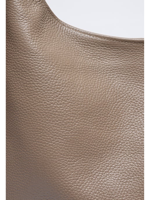 Anna Luchini Beige Bolso de cuero - Image 3