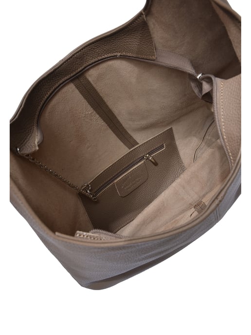 Anna Luchini Beige Bolso de cuero - Image 4