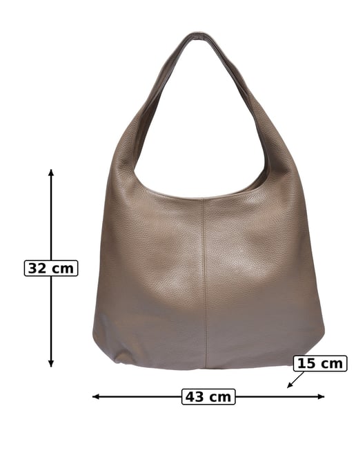 Anna Luchini Beige Bolso de cuero - Image 5
