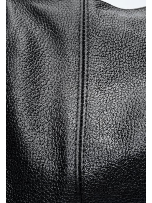 Anna Luchini Negro Bolso de cuero - Image 3