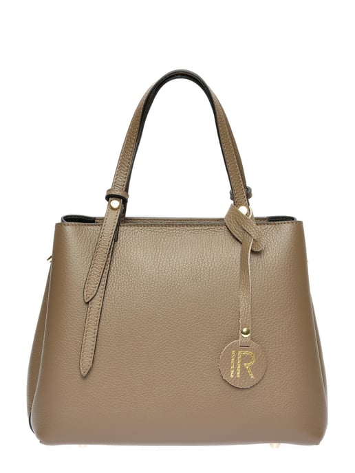 Isabella Rhea Beige Bolso de cuero - Image 1