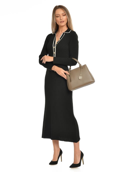 Isabella Rhea Beige Bolso de cuero - Image 5