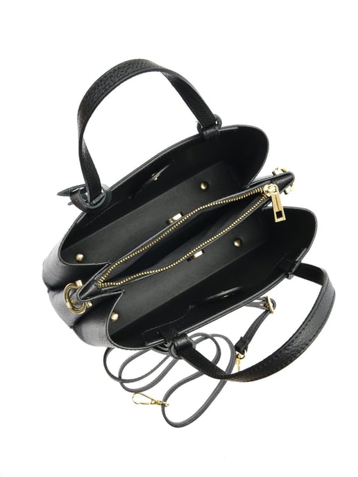 Isabella Rhea Negro Bolso de cuero - Image 4