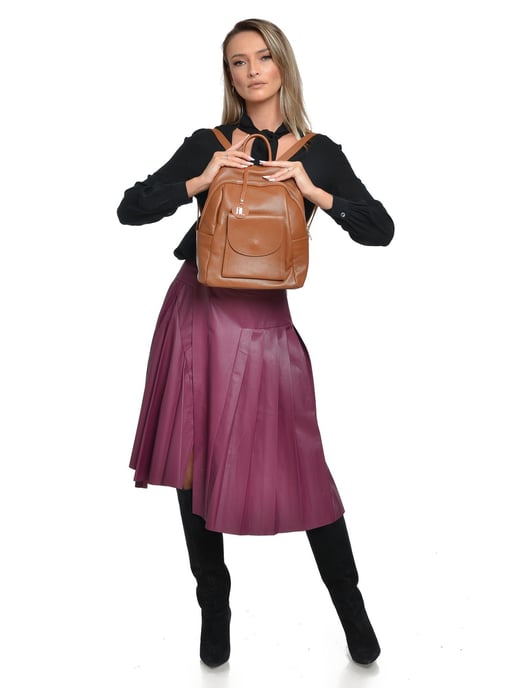 Anna Luchini Brown Bolso de cuero - Image 5