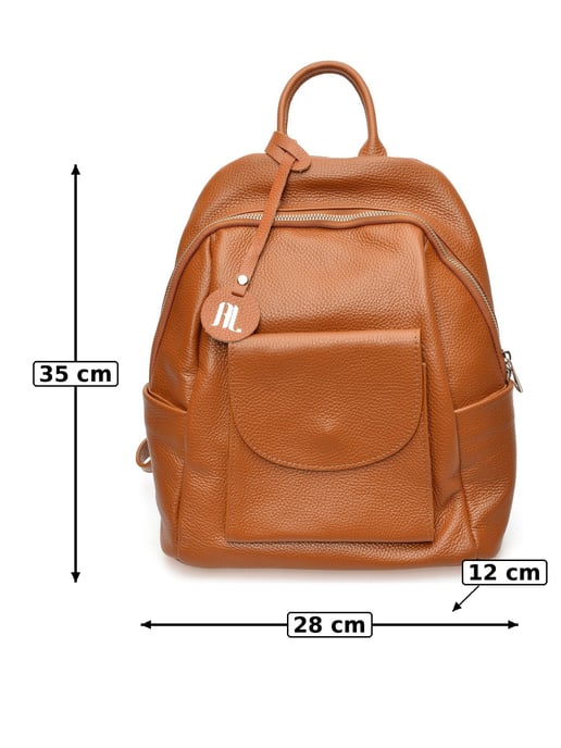 Anna Luchini Brown Bolso de cuero - Image 6