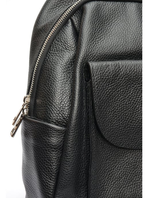 Anna Luchini Negro Bolso de cuero - Image 3