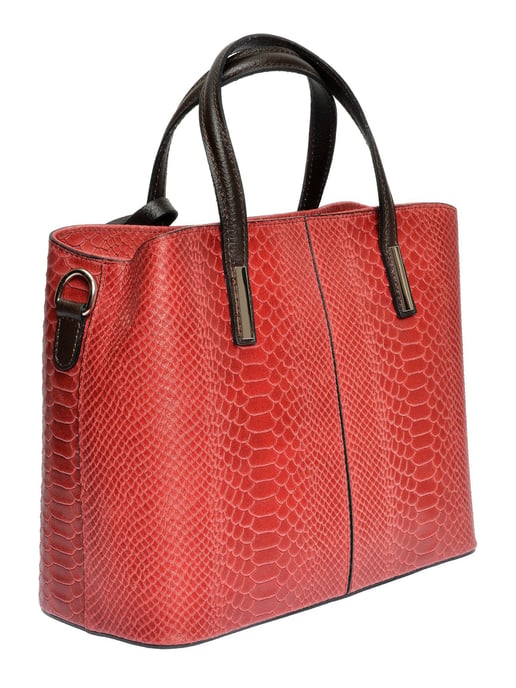 Roberta M Rojo Bolso de cuero - Image 2