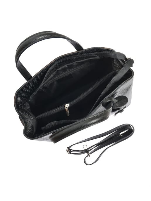Roberta M Negro Bolso de cuero - Image 4