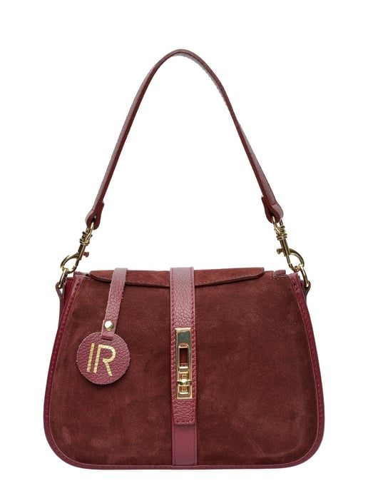 Isabella Rhea Borgoña Bolso de cuero - Image 1