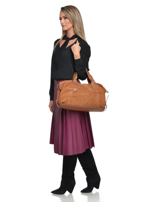 Anna Luchini Brown Bolso de cuero - Image 5