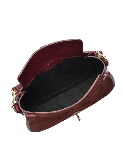 Isabella Rhea Borgoña Bolso de cuero - Image 4