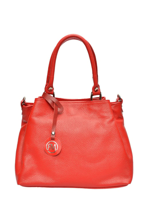 Roberta M Rojo Bolso de cuero - Image 1