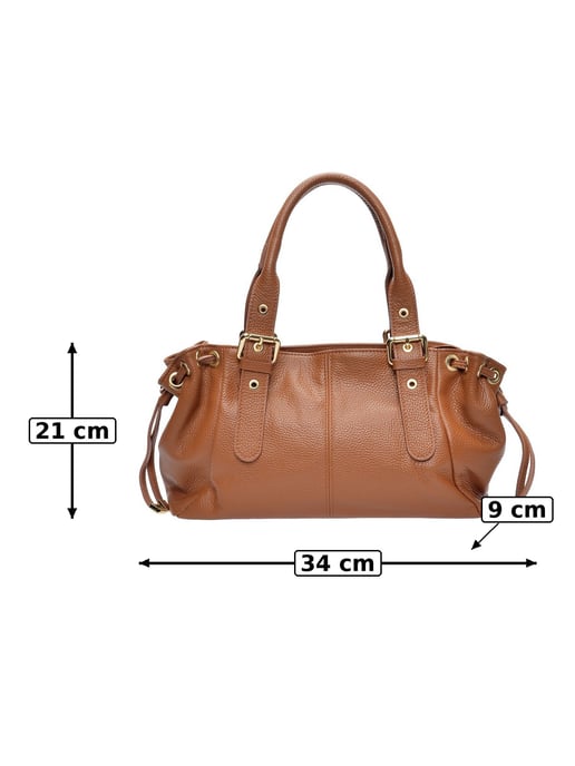Anna Luchini Brown Bolso de cuero - Image 4