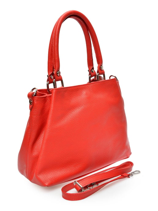 Roberta M Rojo Bolso de cuero - Image 2