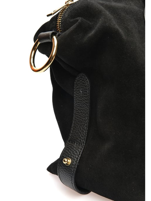 Anna Luchini Negro Bolso de cuero - Image 3