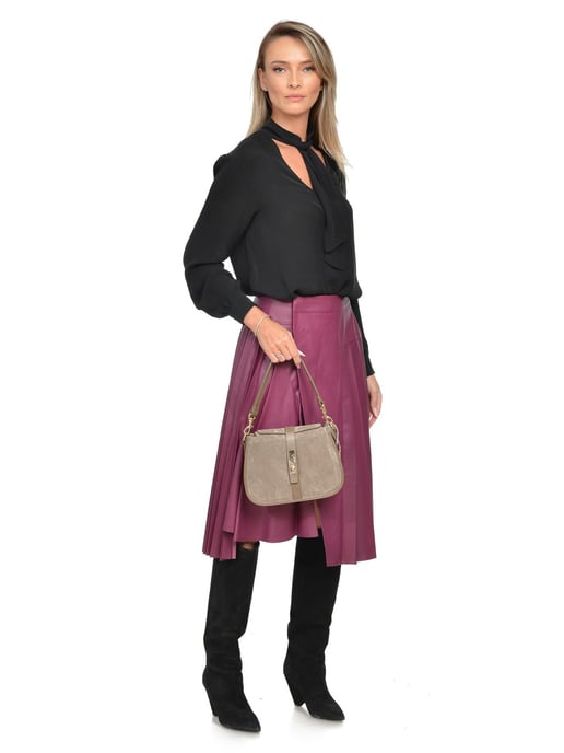 Isabella Rhea Beige Bolso de cuero - Image 5