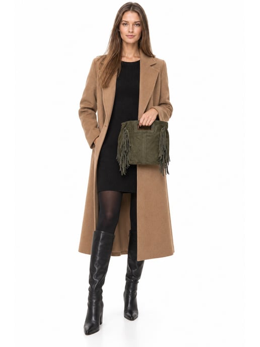 Anna Luchini Caqui Bolso de cuero - Image 6