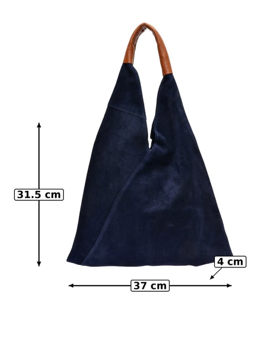 Anna Luchini Azul Bolso de cuero - Image 6