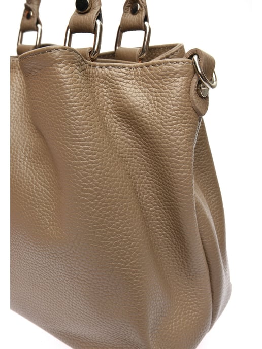 Roberta M Beige Bolso de cuero - Image 3