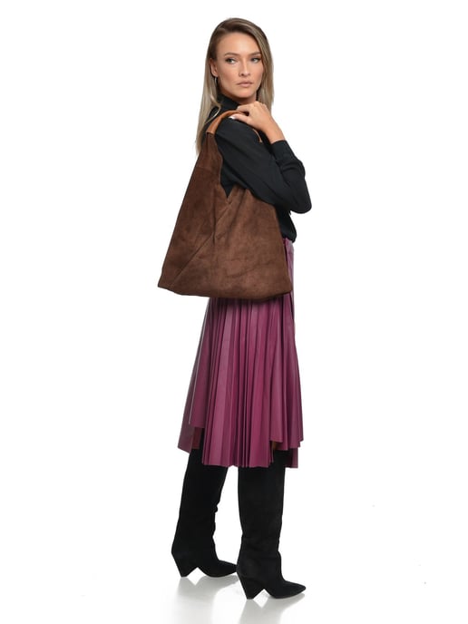 Anna Luchini Granate Bolso de cuero - Image 3