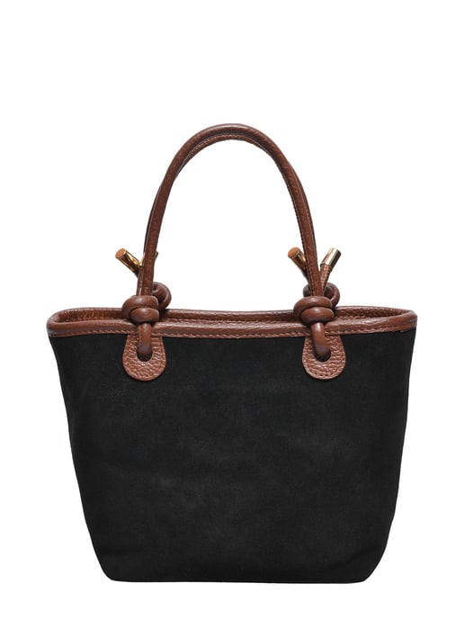 Luisa Vannini NEGRO Bolso de cuero - Image 1