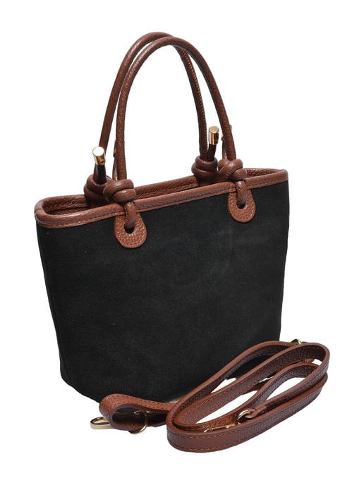 Luisa Vannini NEGRO Bolso de cuero - Image 2