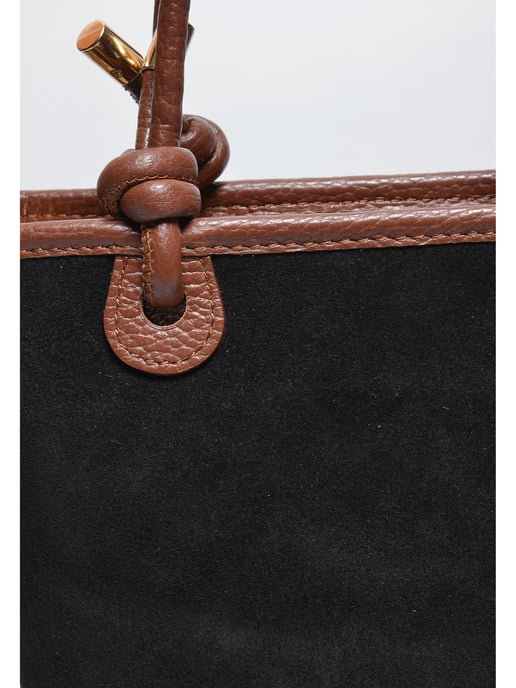 Luisa Vannini NEGRO Bolso de cuero - Image 3