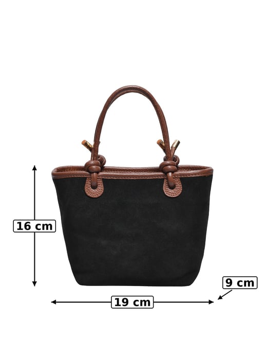 Luisa Vannini NEGRO Bolso de cuero - Image 5