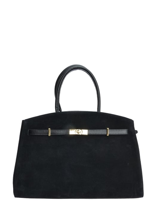 Isabella Rhea Negro Bolso de cuero - Image 1