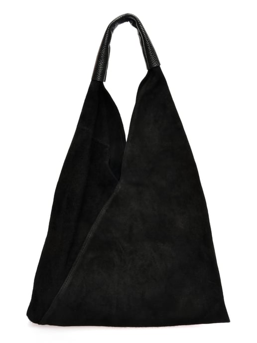 Anna Luchini Negro Bolso de cuero - Image 1