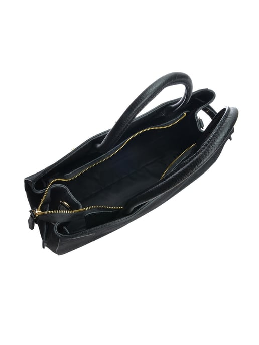 Isabella Rhea Negro Bolso de cuero - Image 4