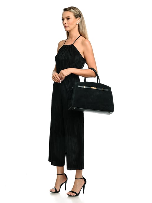 Isabella Rhea Negro Bolso de cuero - Image 5