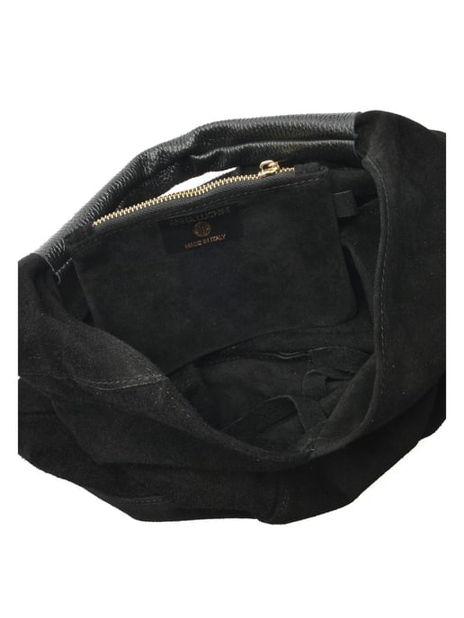 Anna Luchini Negro Bolso de cuero - Image 4