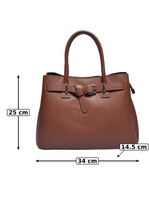 Anna Luchini Granate Bolso de cuero - Image 5