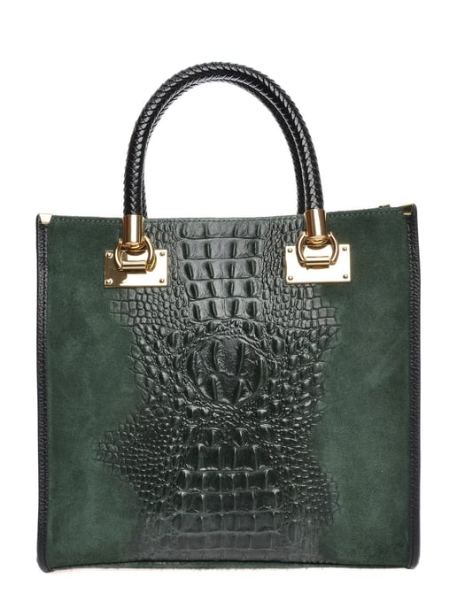 Roberta M Verde Bolso de cuero - Image 6