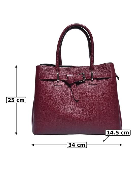 Anna Luchini Vino Bolso de cuero - Image 5