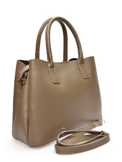 Anna Luchini Beige Bolso de cuero - Image 2