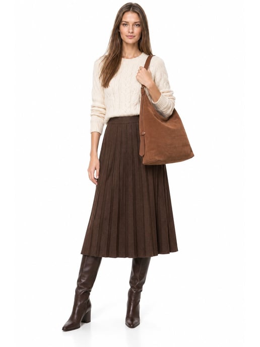 Luisa Vannini BROWN Bolso de cuero - Image 6